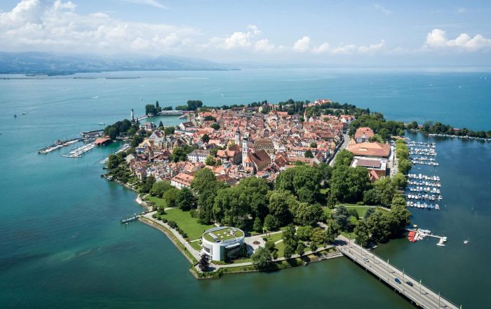 Blick auf Lindau am Bodensee