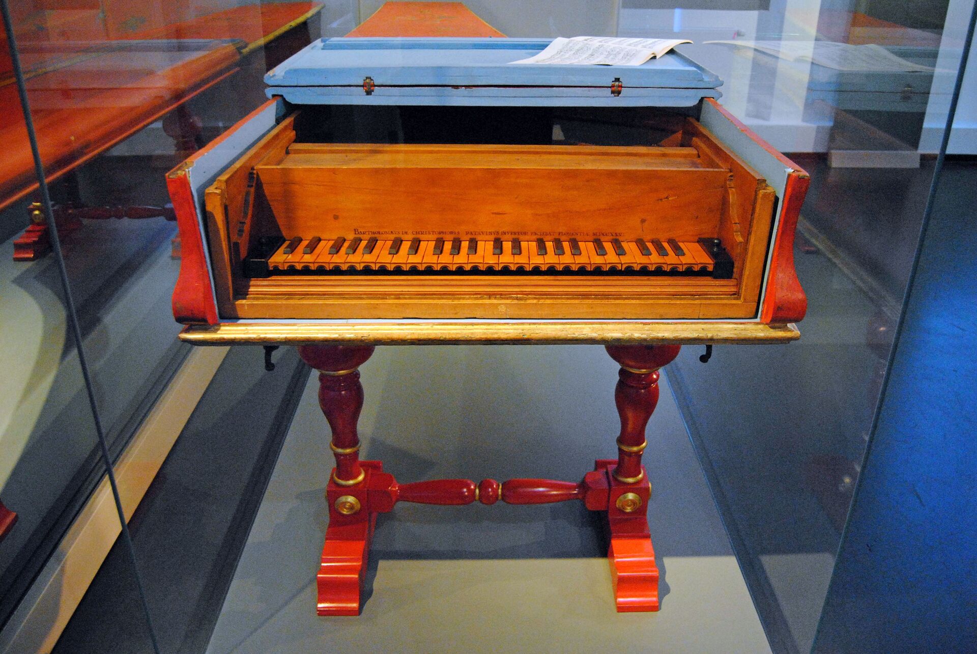 Ältester Hammerflügel, Musikinstrumentenmuseum der Universität Leipzig