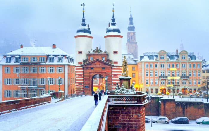 Heidelberg im Winter - schlechtes Wetter in Heidelberg