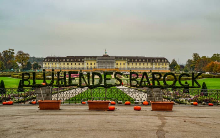 Blühendes Barock in Ludwigsburg im Oktober