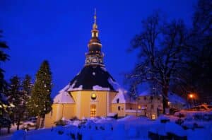 Seiffener Kirche im Winter