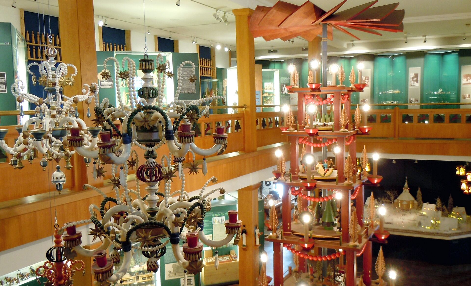 Blick in die Ausstellung, Spielzeugmuseum Seiffen - Ausflugsziele Advent