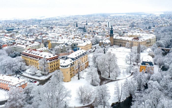 Weimar im Winter - schlechtes Wetter in Weimar