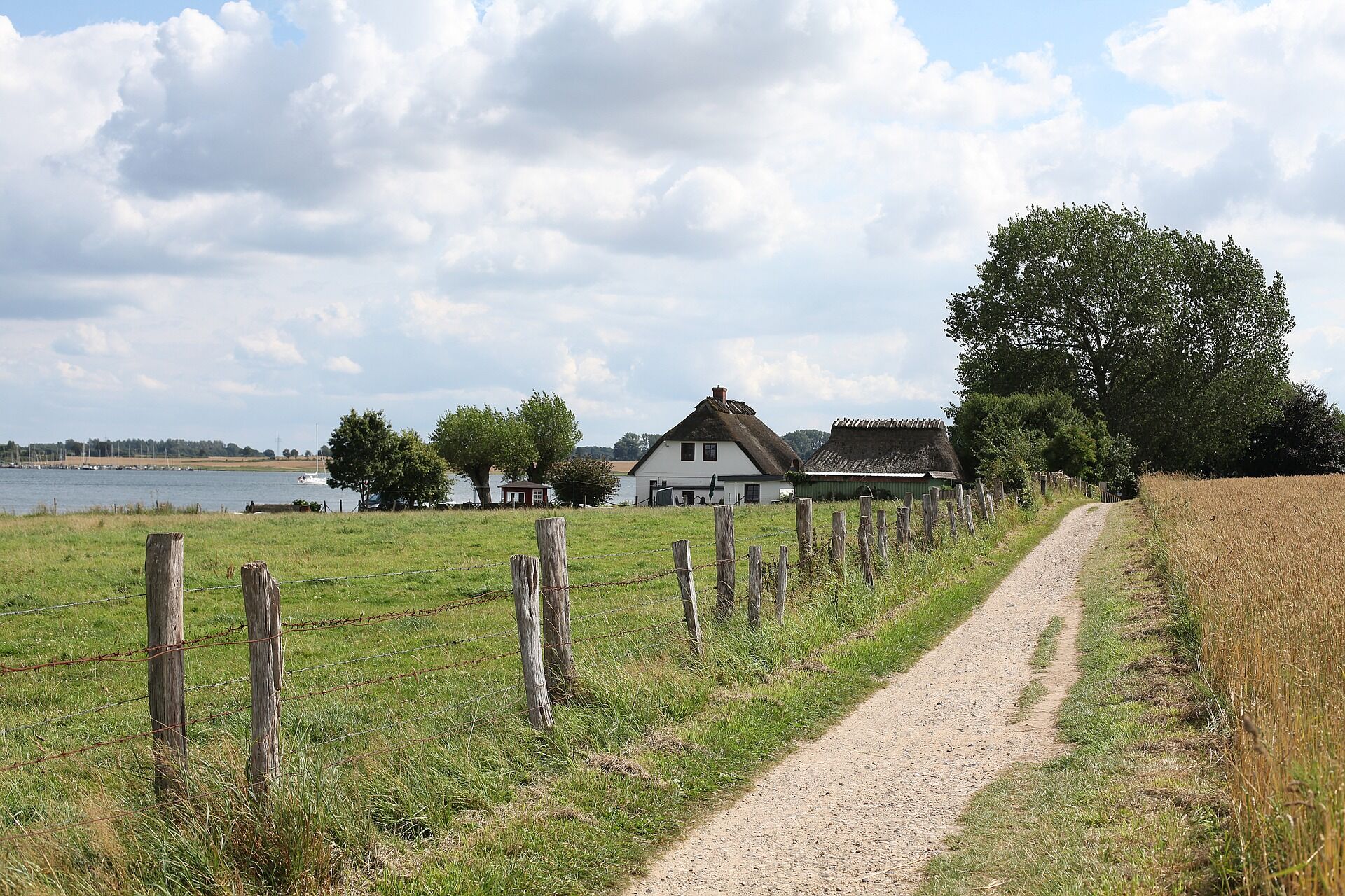 Wanderweg an der Schlei in Schleswig - Wanderweg Schlei-Eider-Elbe