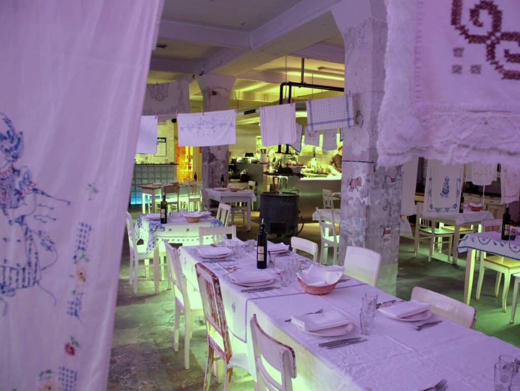 Die Lavanderia Vecchia in Berlin: Essen in einer Wäscherei