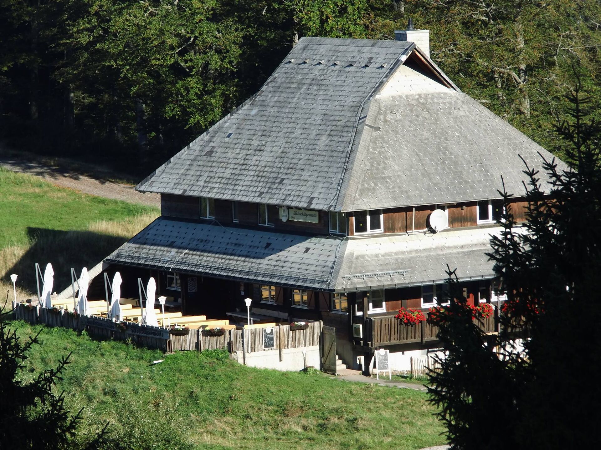 Außenansicht Holzschlägermatte - Berghütten im Schwarzwald