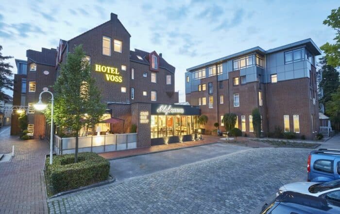 Außenansicht Schokoladenhotel Voss