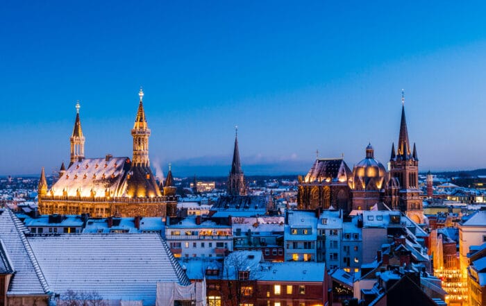 Aachen im Winter - schlechtes Wetter in Aachen