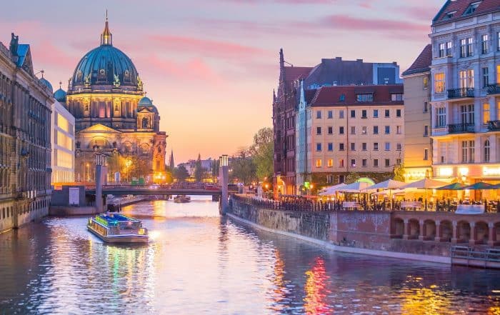 Abendstimmung an der Spree - Berlin kostenlos