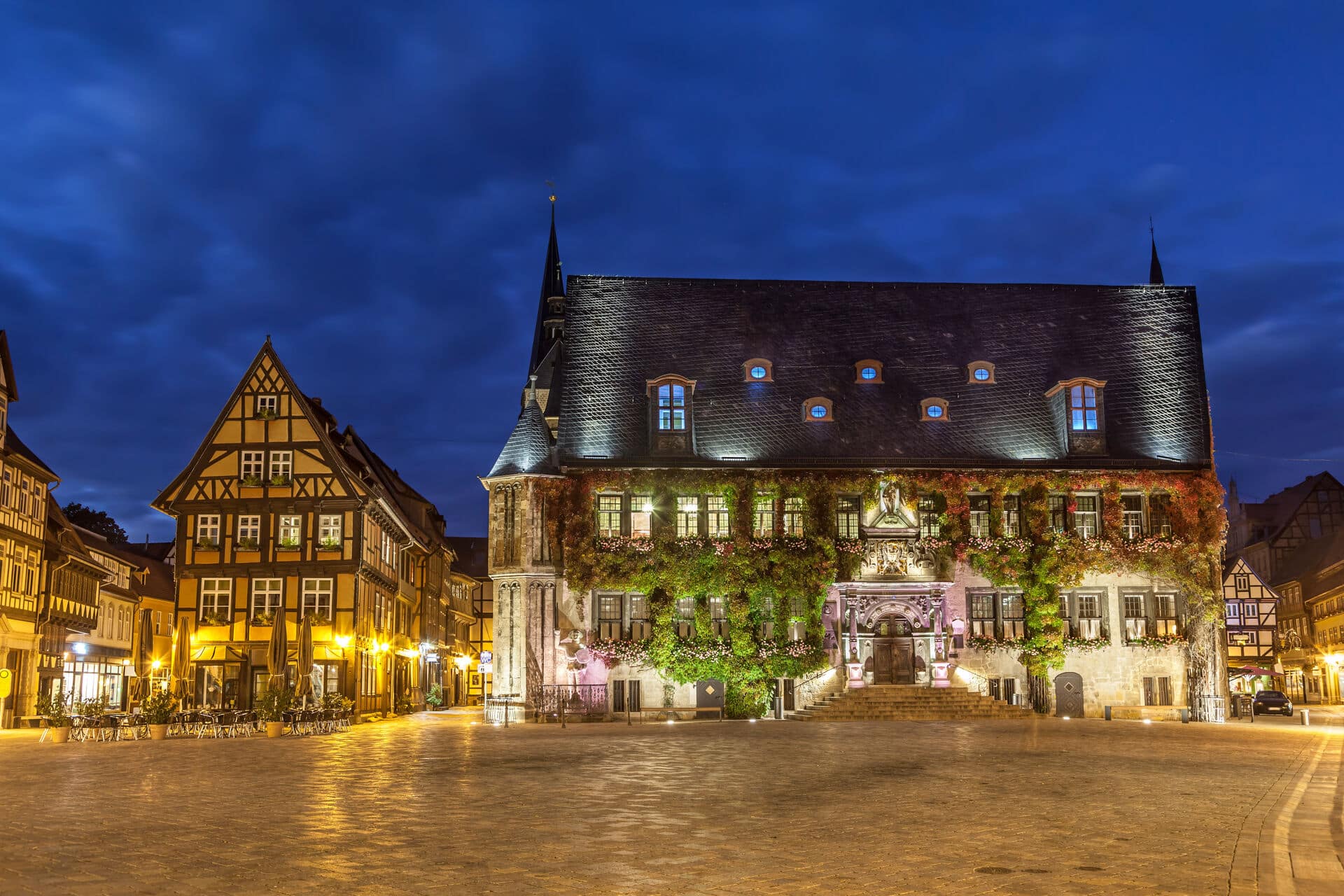 Quedlinburg, Marktplatz - romantische Städte