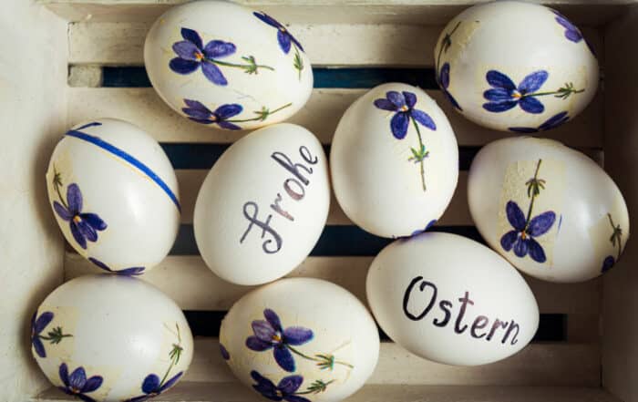 Ostereier Frohe Ostern - Osterausflug
