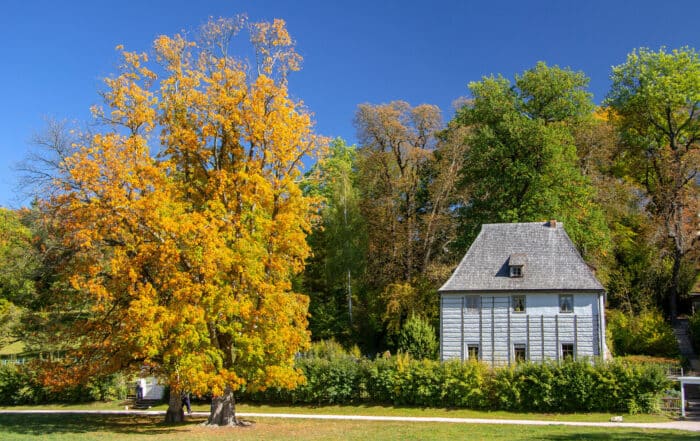 Goethes Gartenhaus Weimar - Radfernweg Thüringer Städtekette