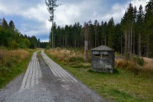 Grenzstreifen Grünes Band an der ehemaligen innerdeutschen Grenze im Harz, Deutschland