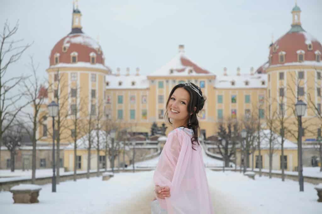 Mit Aschenbrödel auf Tuchfühlung im Schloss Moritzburg