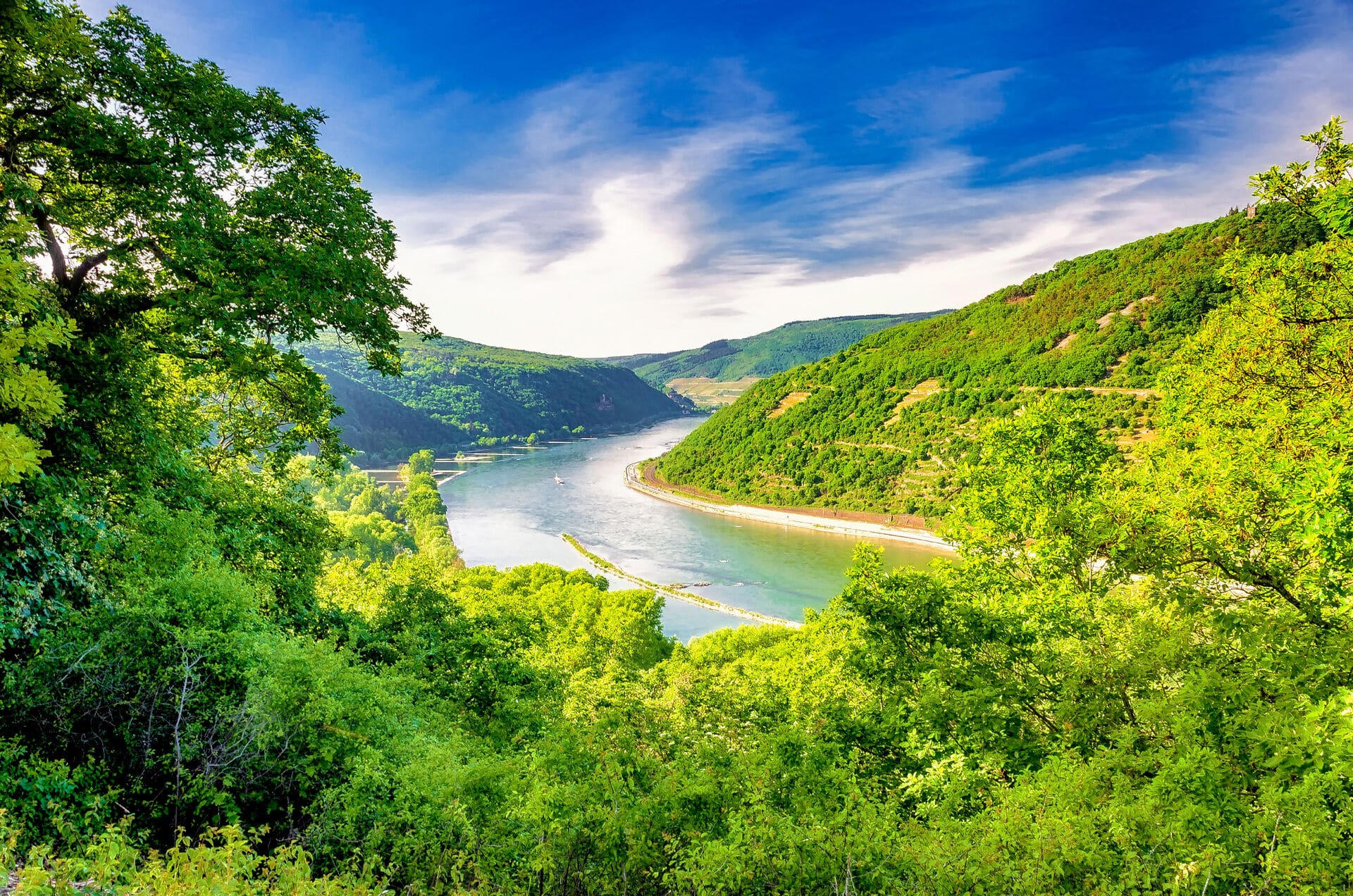 Der Rhein im Mittelrheintal - Flusskreuzfahrten