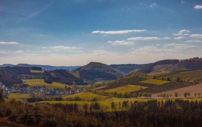 Landschaft bei Winterberg - Winterberger Hochtour