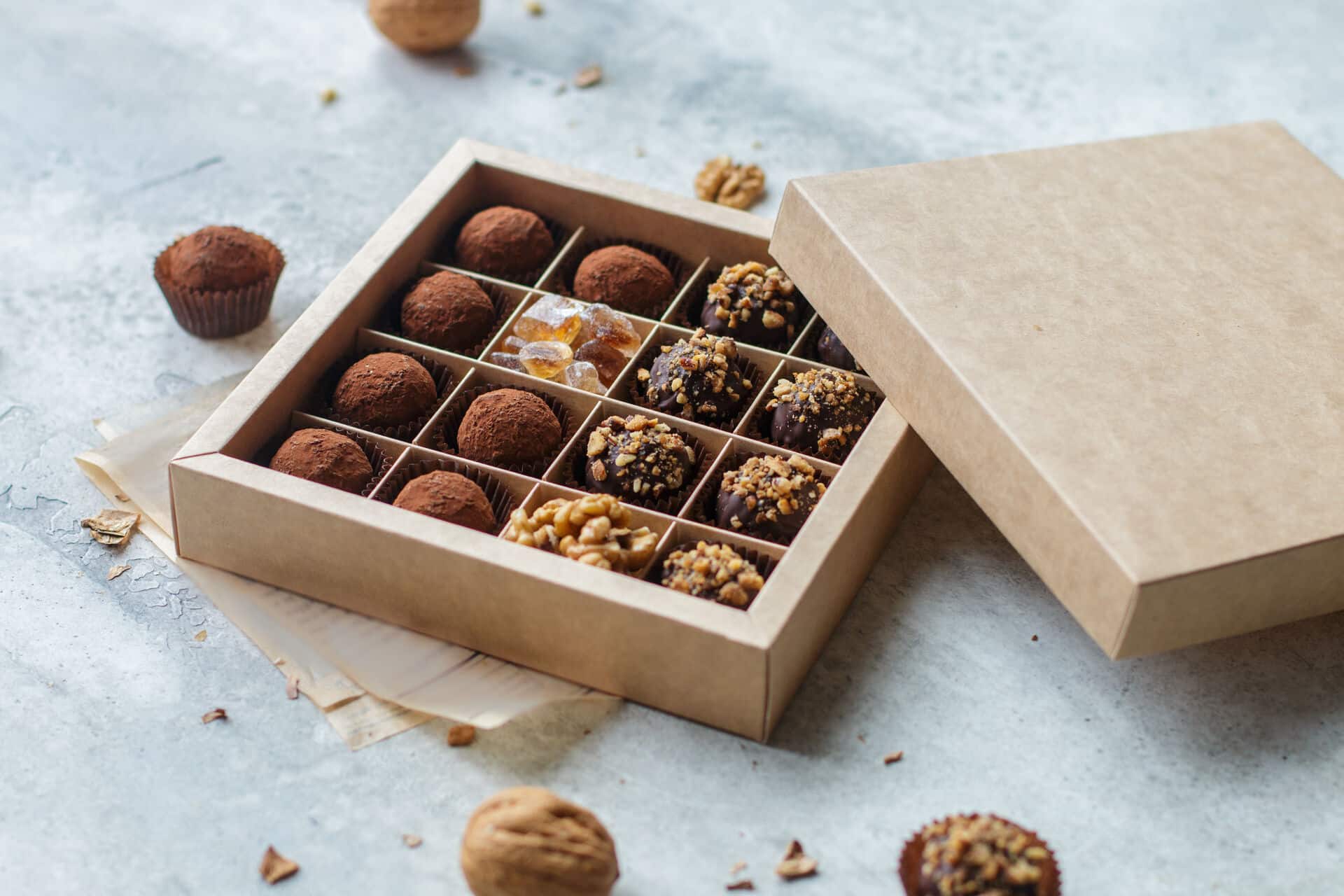 Pralinenbox - Pralinenmischungen für Chocolate-Aficionados