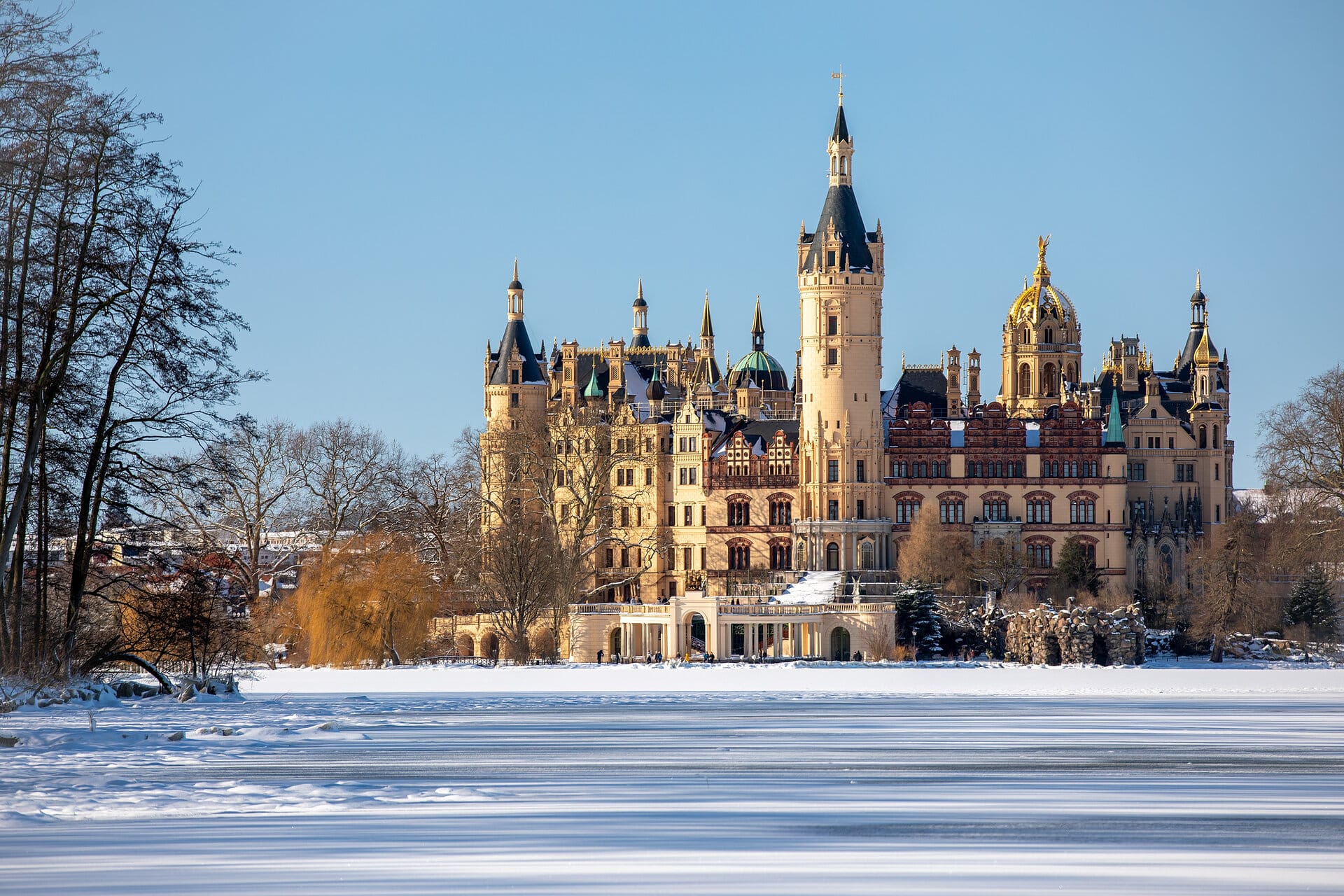 Schloss Schwerin im Winter - Höfische Weihnacht