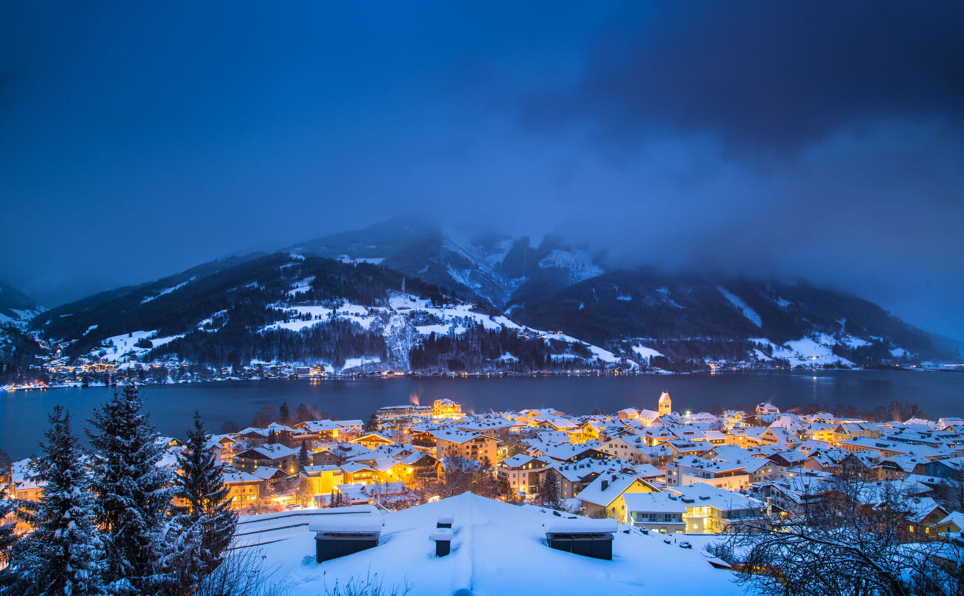 Zell am See im Winter - Winterorte in Österreich