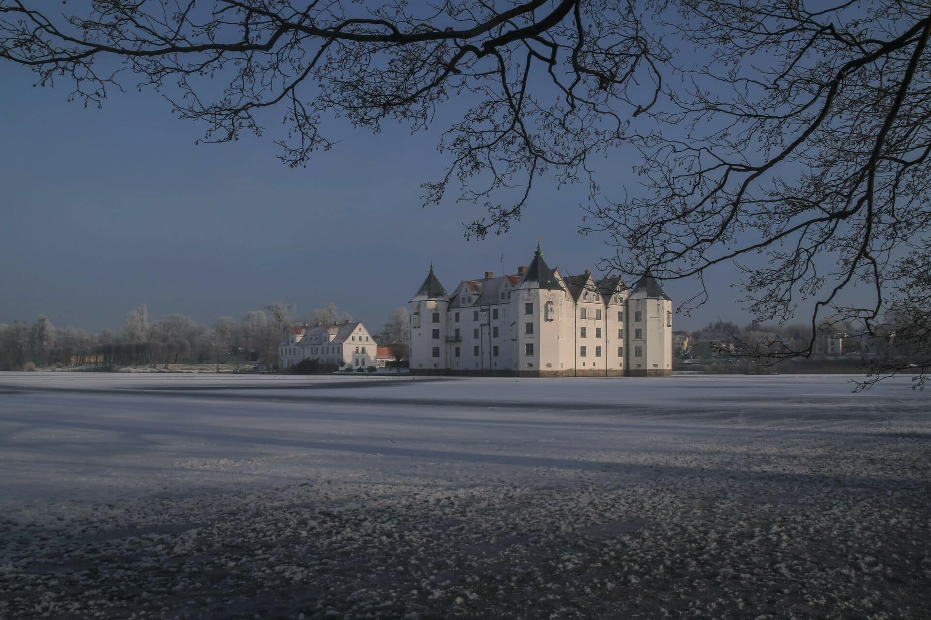 Schloss Glücksburg im Winter