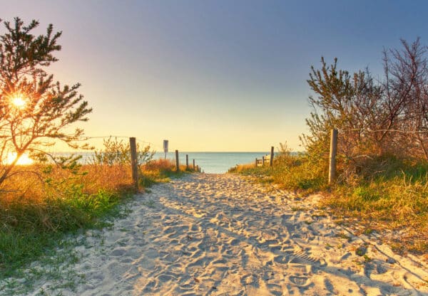 Sonnenuntergang am Strand