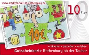 Gutscheinkarte Rothenburg ob der Tauber - Stadtmarketing Rothenburg