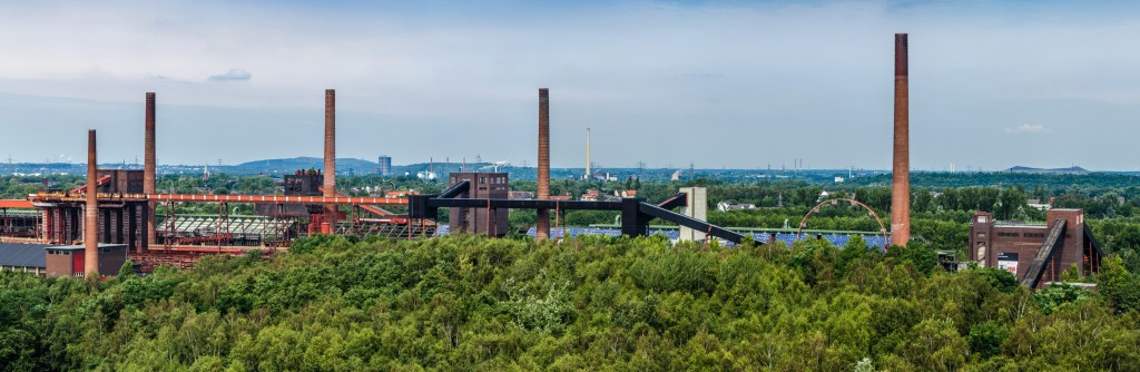 Panorama der Kokerei der Zeche Zollverein Essen